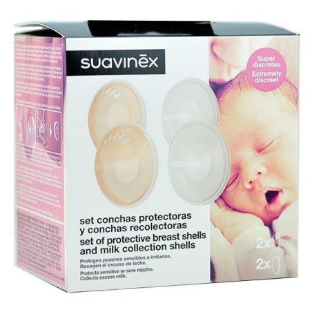 Suavinex set conchas protectoras + recolectoras Suavinex - 1