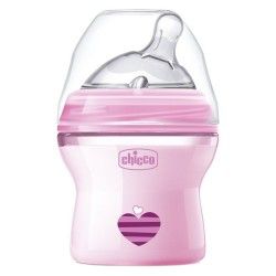 Chicco biberón natural feeling 0m+ rosa 150ml