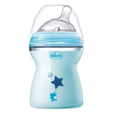 Chicco biberón natural feeling 2m+ azul 250ml