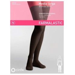 Media farmalastic larga c/n ab.negro t/g