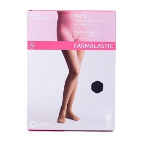 Panty farmalastic normal negro t.peq. Farmalastic - 1