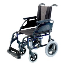 Sunrise medical silla ruedas premium 12' sólida 43cm azul