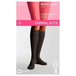 Media farmalastic corta c/n ab.negro t/m