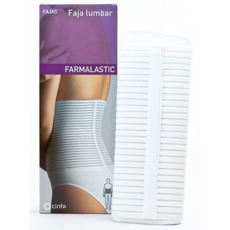 Faja farmalastic lumbar velcr t/1 75-95 Farmalastic - 1