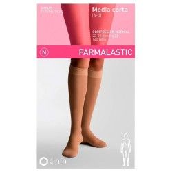 Media farmalastic corta c/n ab camel t/g