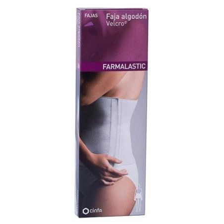 Faja farmalastic cierre velcro t.2 blanc Farmalastic - 1