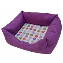 Siesta cama morado hexagonos 55 cm