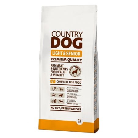 Country Country dog food light & senior 15kg Country Dog - 1