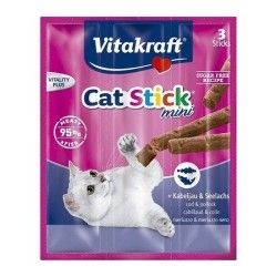 Vitakraft Cat stick mini,bacalao & atun 18g 3 u