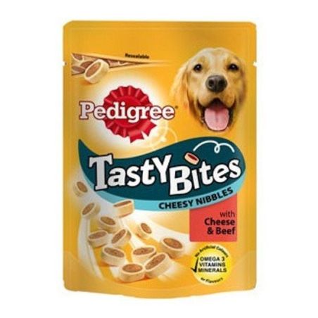 Pedigree tasty cheesy bites 140g (x6) Pedigree - 1