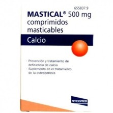 Mastical 500mg 90 Comprimidos Masticables