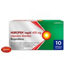 Ibuprofeno Nurofen Rapid 400mg 10 Cápsulas Blandas