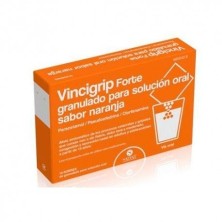 Vincigrip Forte 10 Sobres Granulado Solución Oral Naranja