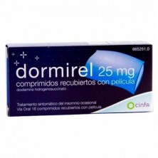 Dormirel 25mg 16 Comprimidos Recubiertos