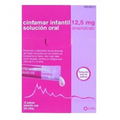 Cinfamar Infantil 12.5 mg Solución Oral 12 unidosis Cinfamar - 1