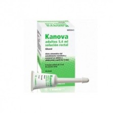 Kanova Adultos 5.4ml Solución Rectal 6 Enemas 7.5ml