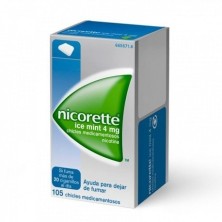 Nicorette Ice Mint 4mg 105 Chicles