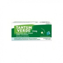 Tantum Verde 3mg 20 Pastillas Para Chupar Eucalipto