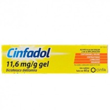 Cinfadol (Diclofenaco) 10 mg/g Gel Tópico 60g