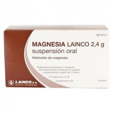 Magnesia Lainco 2.4g 14 Sobres Suspensión Oral 12ml