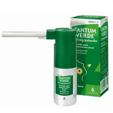 Tantum Verde 510 Mcg/Pulsación Aerosol Bucal 15ml Tantum - 1