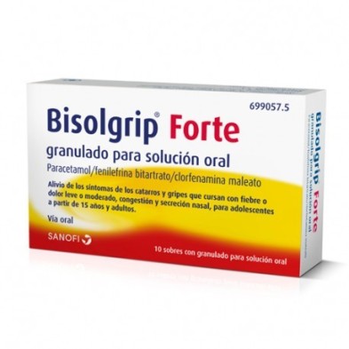 Aurogrip 10 Sobres Granulado Solución Oral Bisolgrip - 1