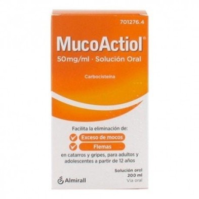 MucoActiol 50mg/ml Solución Oral 200ml MucoActiol - 1