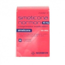 Simeticona Normon 40mg 30 Comprimidos Masticables