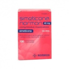 Simeticona Normon 40mg 100 Comprimidos Masticables