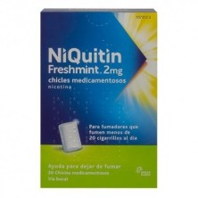 Niquitin Freshmint Gums 2 mg 30 Chicles