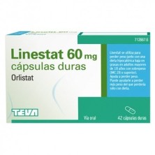 Linestat 60mg 42 cápsulas duras