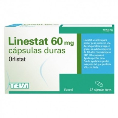 Linestat 60mg 42 cápsulas duras Linestat - 1