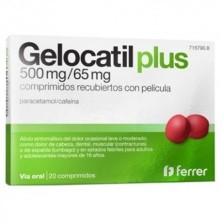 Gelocatil Plus 500mg/65mg Comprimidos Recubiertos