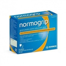 Normogrip 650/4/10 Mg 10 Sobres Granulado Solución Oral