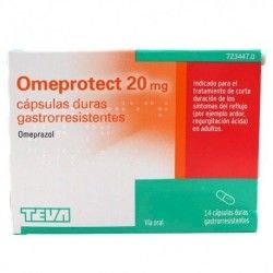 Omeprotect 20 mg 14 Cápsulas Gastrorresistentes (Blister)