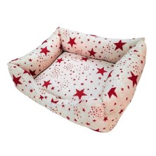 Siesta cama estrellas rojas 55cm