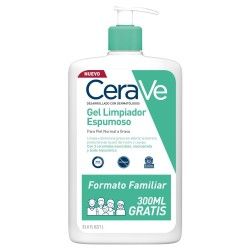 Cerave gel limpiador espumoso familia 1 l