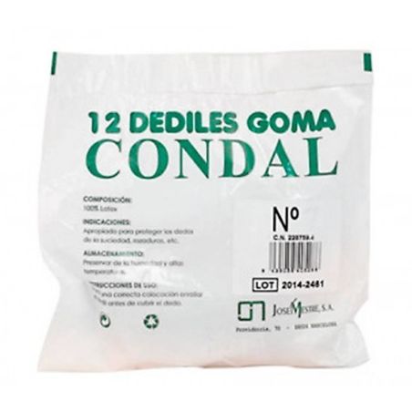 Dedil condal goma n7 pulgar 12uds José Mestre - 1