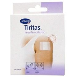 Tiritas sensitive elastic 1m x 8cm