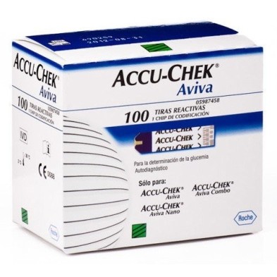 Accu-chek aviva 100 tiras roche Accu-Chek - 1