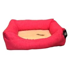 Siesta cama rosa cojin borreguito 55 cm