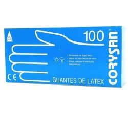 Guantes corysan latex t/grande 100 und.