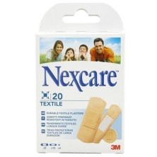 Nexcare textile strips 20 tiras surtidas