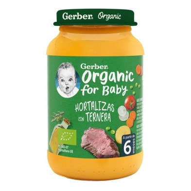 Gerber hortalizas con ternera 190g Nestlé Gerber - 1