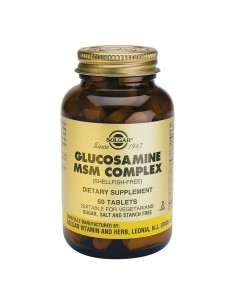 Solgar Glucosamina MSM Complex 60 comprimidos