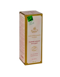 Cien por cien natural Aceite jojoba c/rosa mos 100ml 100% natur