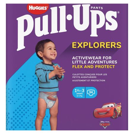 Pañal pants huggies pull-ups niño talla 5 34u Huggies - 1
