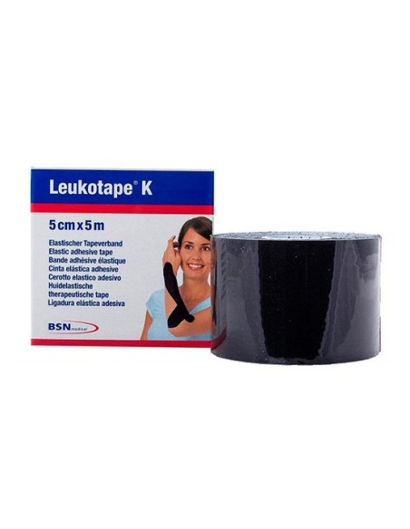 Leukotape k negro 5 cm x 5 cm Leukotape - 1