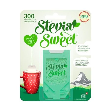 Hermesetas stevia sweet 300 comprimidos Hermesetas - 1