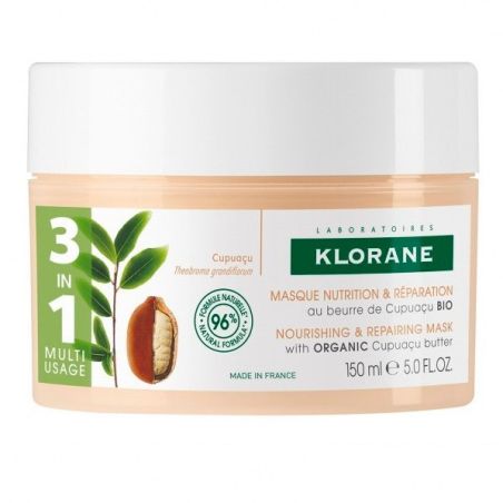 Klorane mascarilla 3 en 1 cupuaçu 150ml Klorane - 1